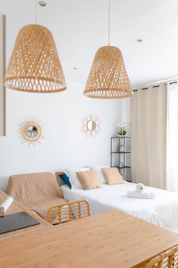 Studio Deco Blancarde 2-3 Pers Terrasse Parking Clim Marseilles Exterior foto